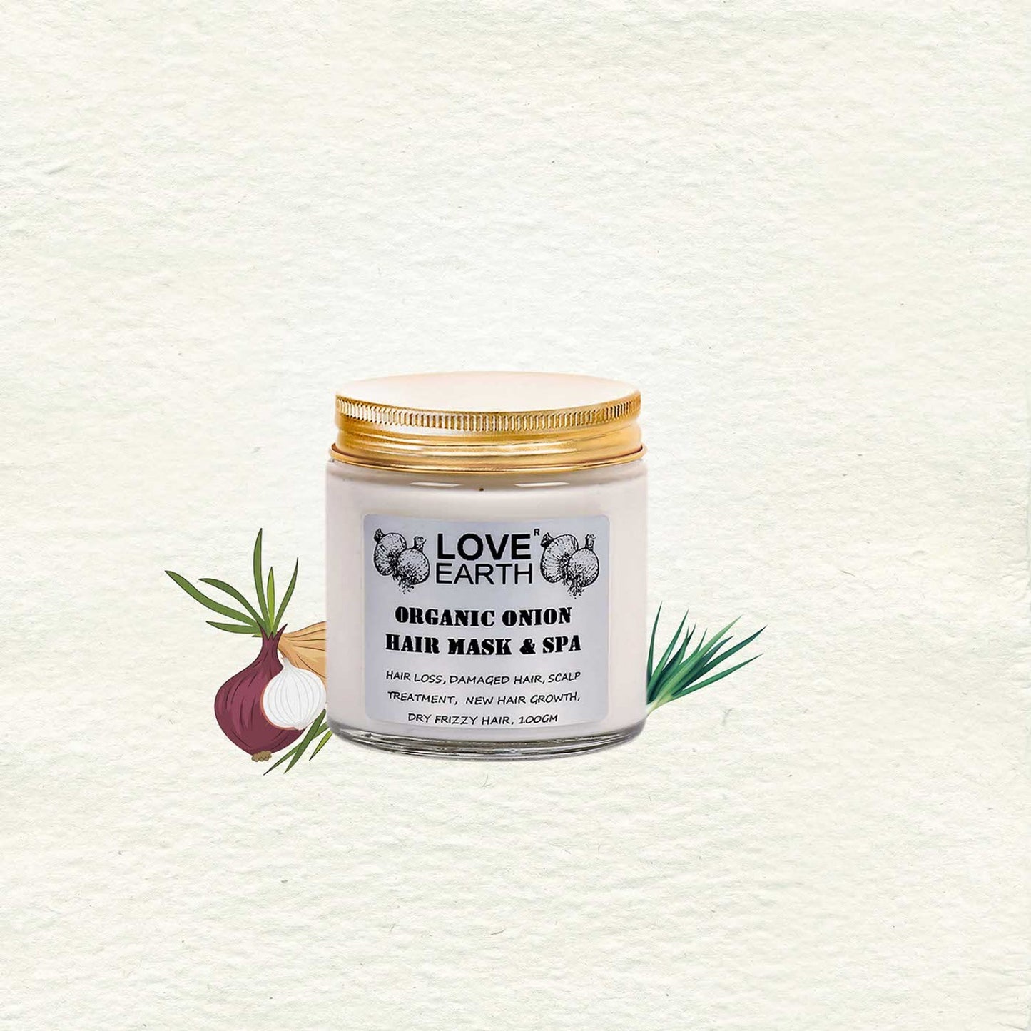 Love Earth Organic Onion Mask And Spa - 100g