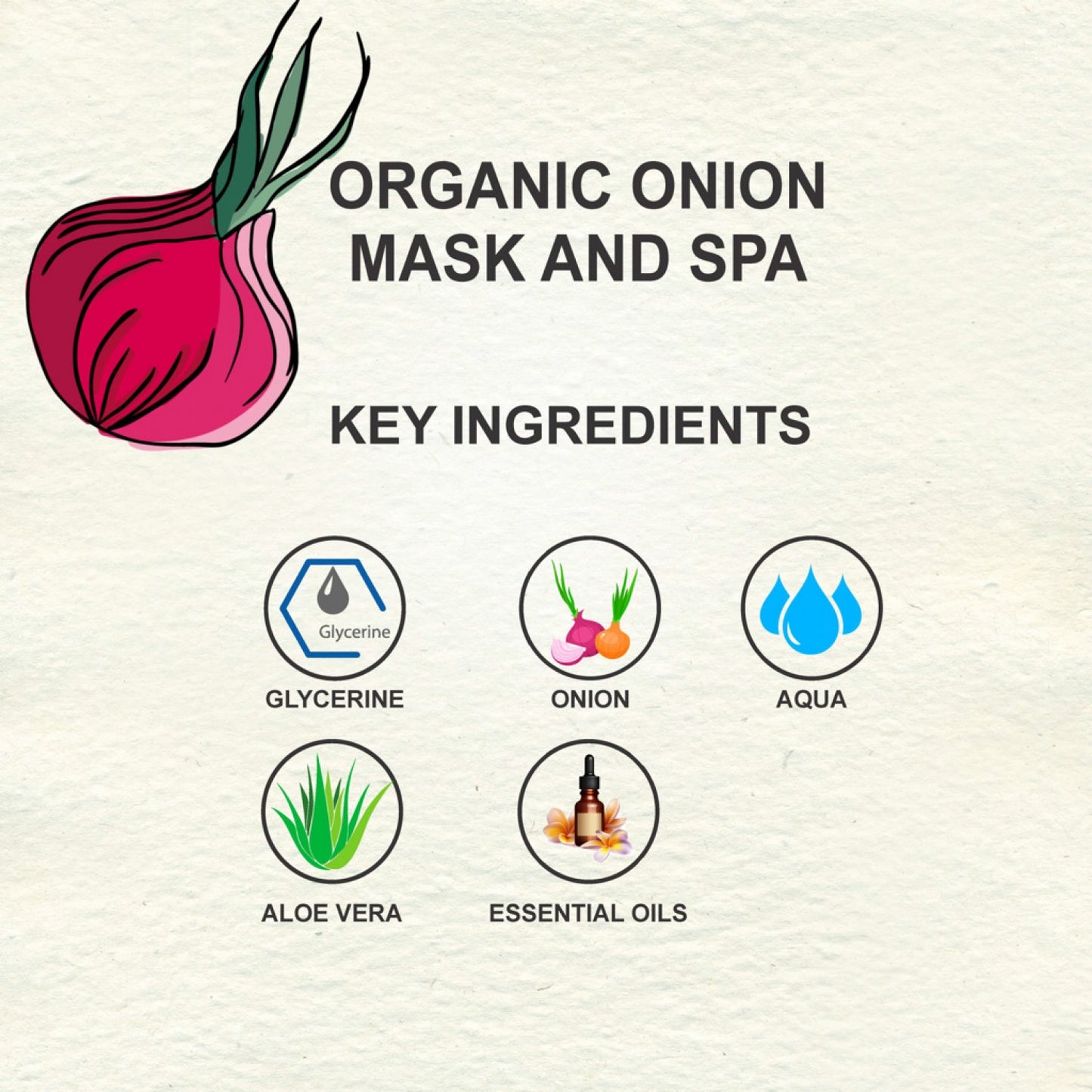 Love Earth Organic Onion Mask And Spa - 100g