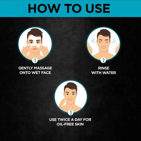 Garnier Men Oil Clear Clay D - Tox Facewash 100g