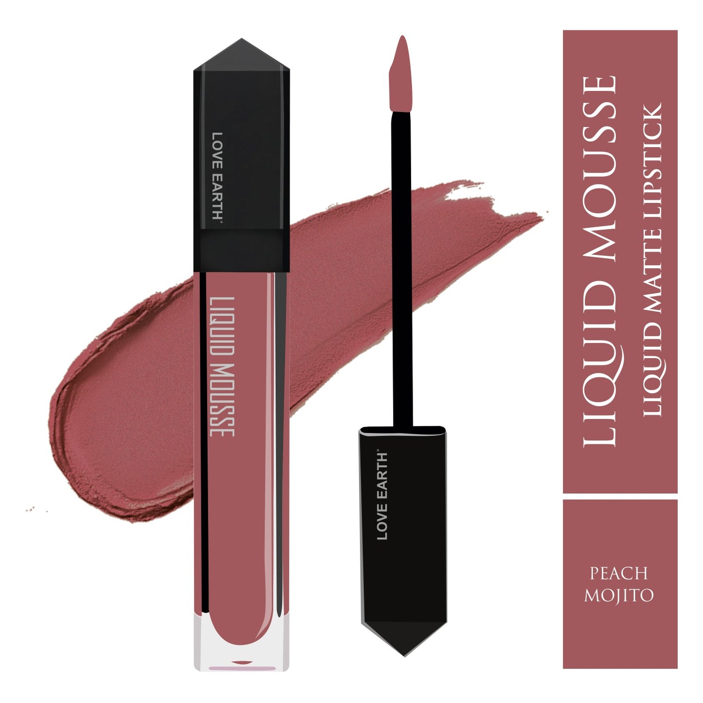Love Earth Liquid Lipstick - Peach Mojito
