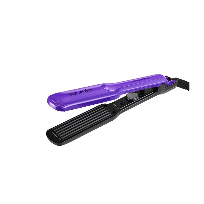 Ikonic Crimp & Style Hair Crimper - Purple & Black