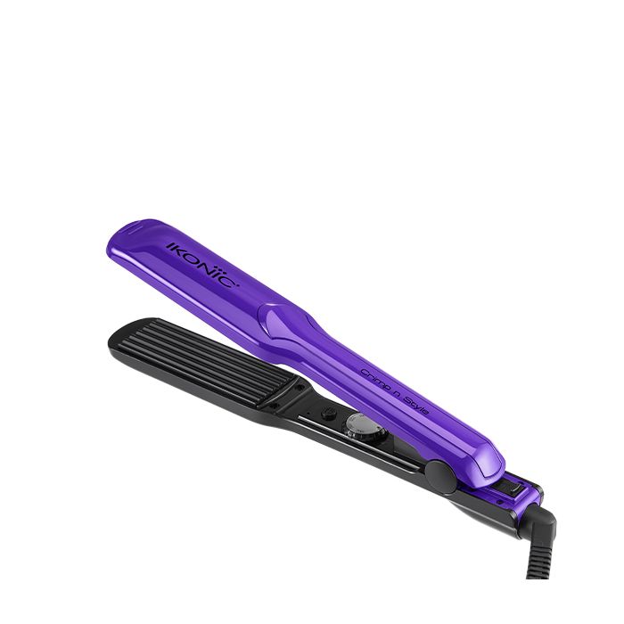 Ikonic Crimp & Style Hair Crimper - Purple & Black