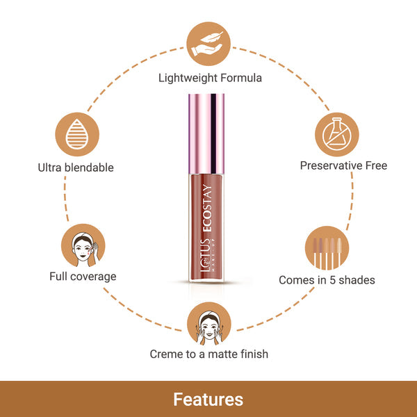 Lotus Ecostay Insta Hide Crème Concealer - Peach Corrector