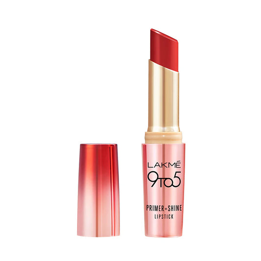 LAKME 9TO5 PRIMER+SHINE LIPSTICK