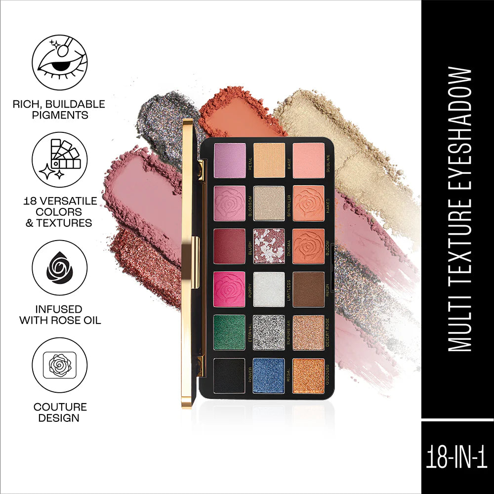 LAKME ROUGE BLOOM EYESHADOW PRO - PALETTE