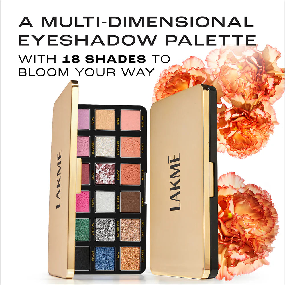 LAKME ROUGE BLOOM EYESHADOW PRO - PALETTE