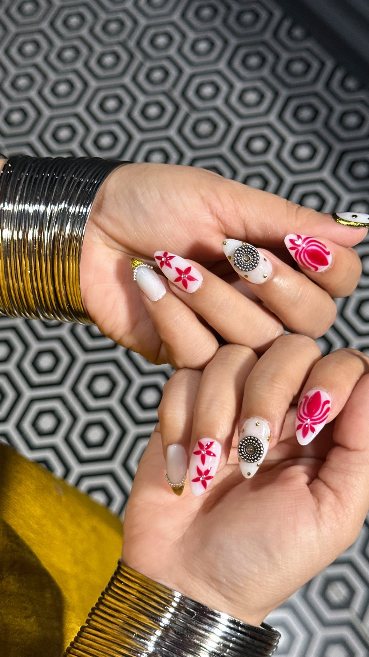 Navratri nails
