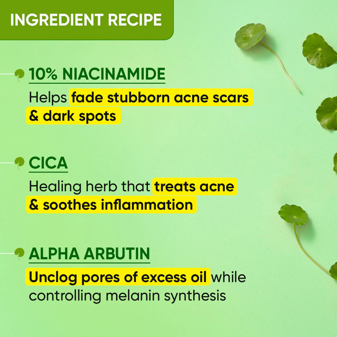 DOT & KEY CICA + 10% NIACINAMIDE SPOT REDUCTION FACE SERUM 30ML