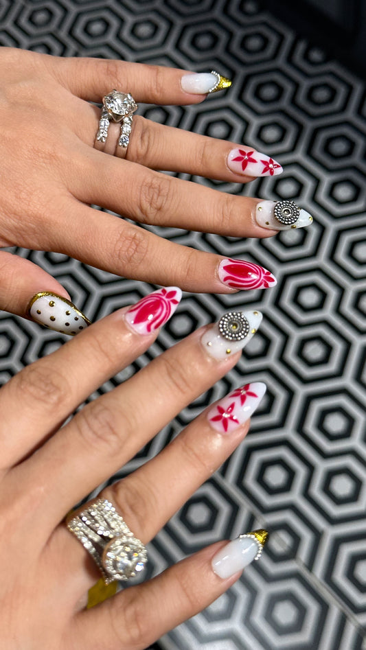 Navratri nails