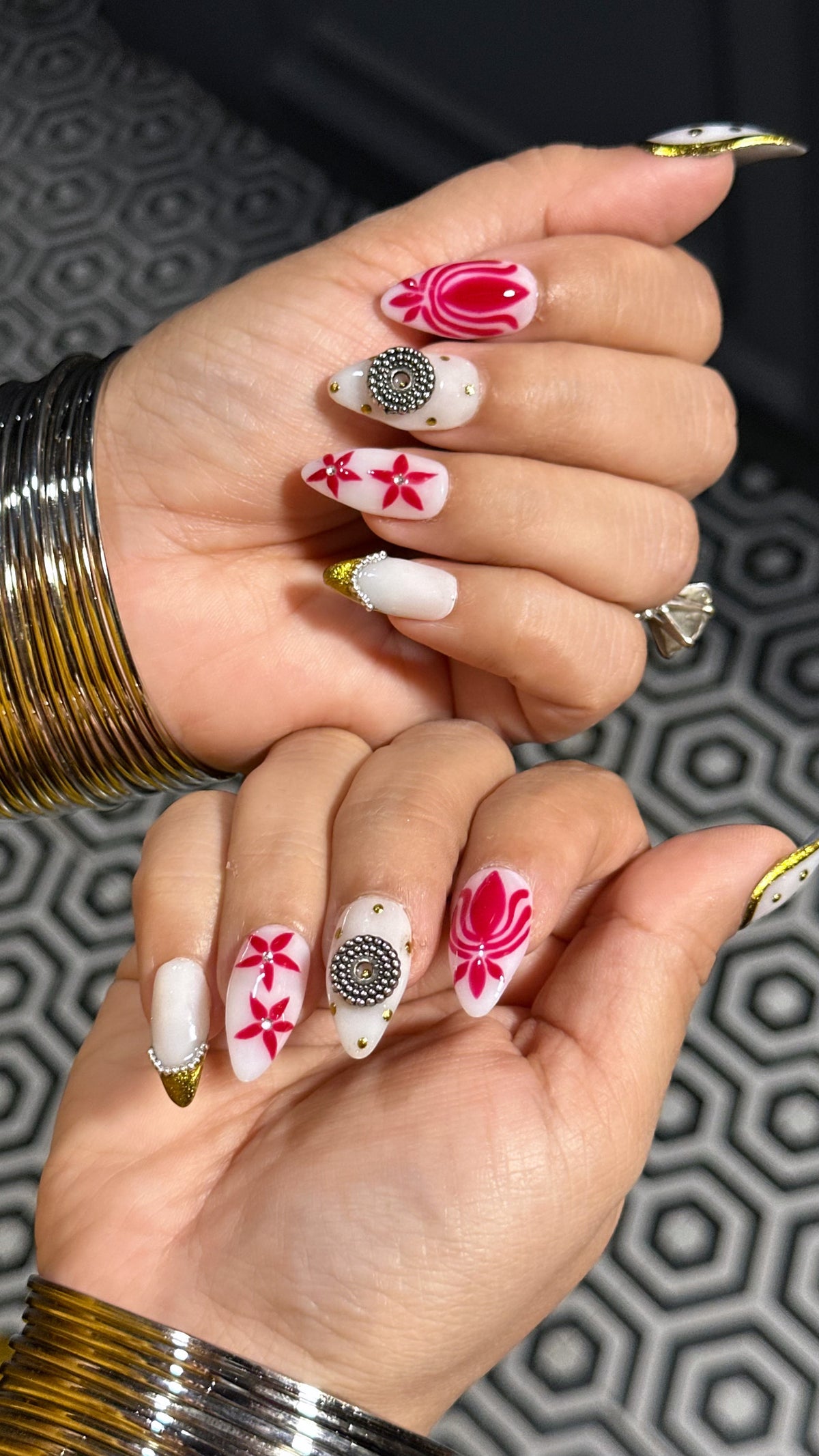 Navratri nails
