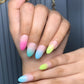 Colorful Ombre - Short Almond