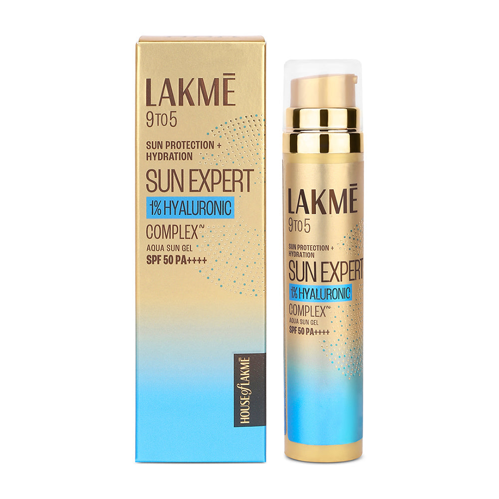 Lakme Sun Expert 1% Hyaluronic Aqua Sun Gel SPF50 PA+++