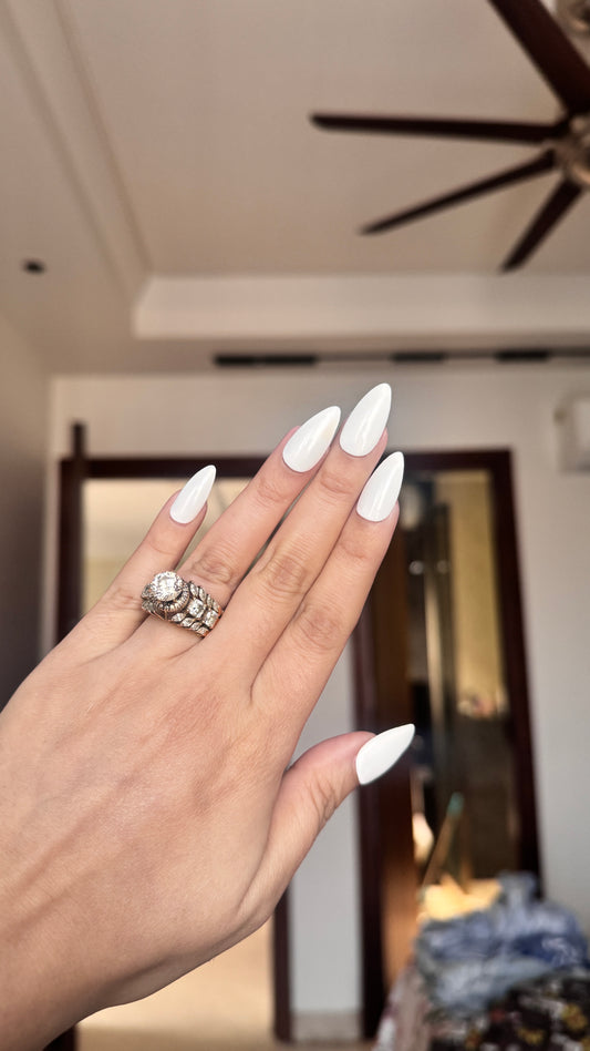 White nails
