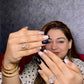 BLACK FRENCH GOLD NAILS