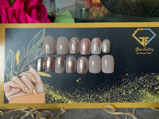 Luxe Lace Press-Ons - Short Square