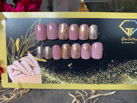 Chic Ceremony Nails - Short Square