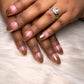 Neutral Gold Ombre - Oval