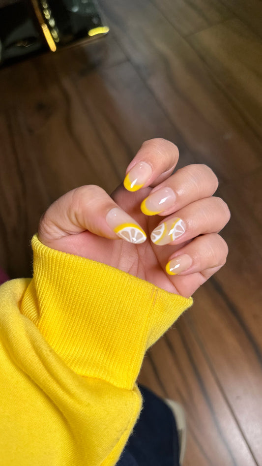 Lime French Art - Oval