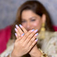 pink miller nails
