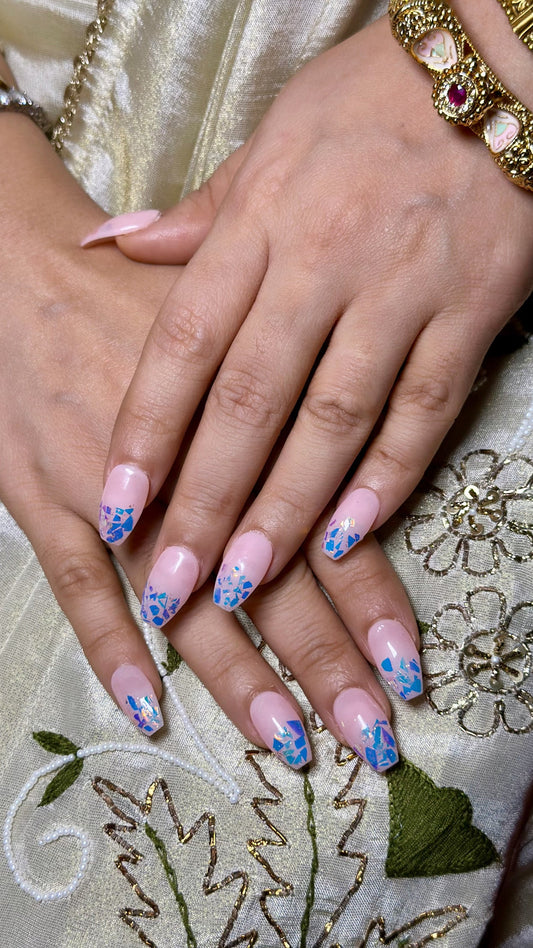 pink miller nails