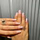 french shimmer nails