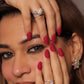 MATTE RED NAILS