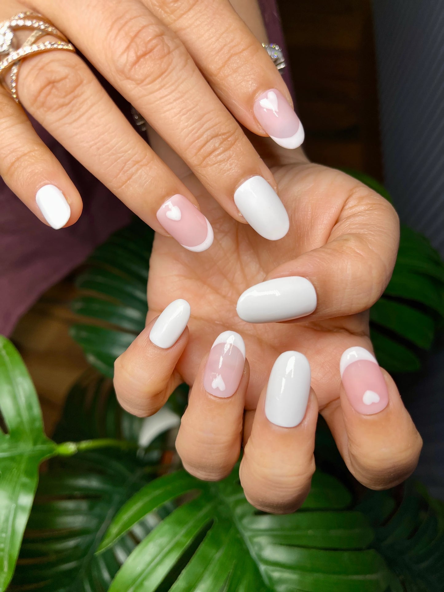 french heart nails