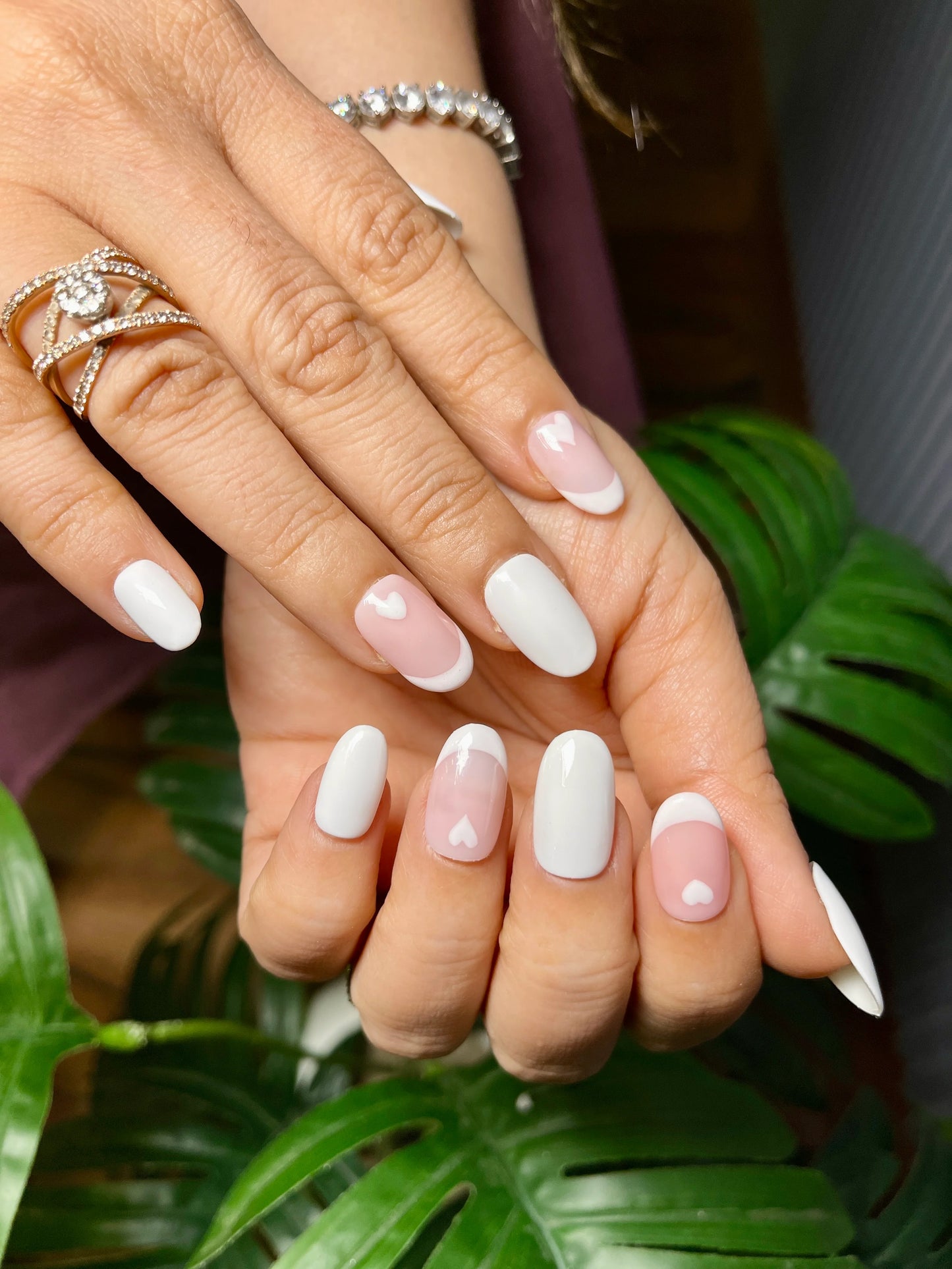 french heart nails