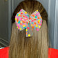 Multi polka dots Bow