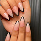 French Black Met Gala - Short Almond
