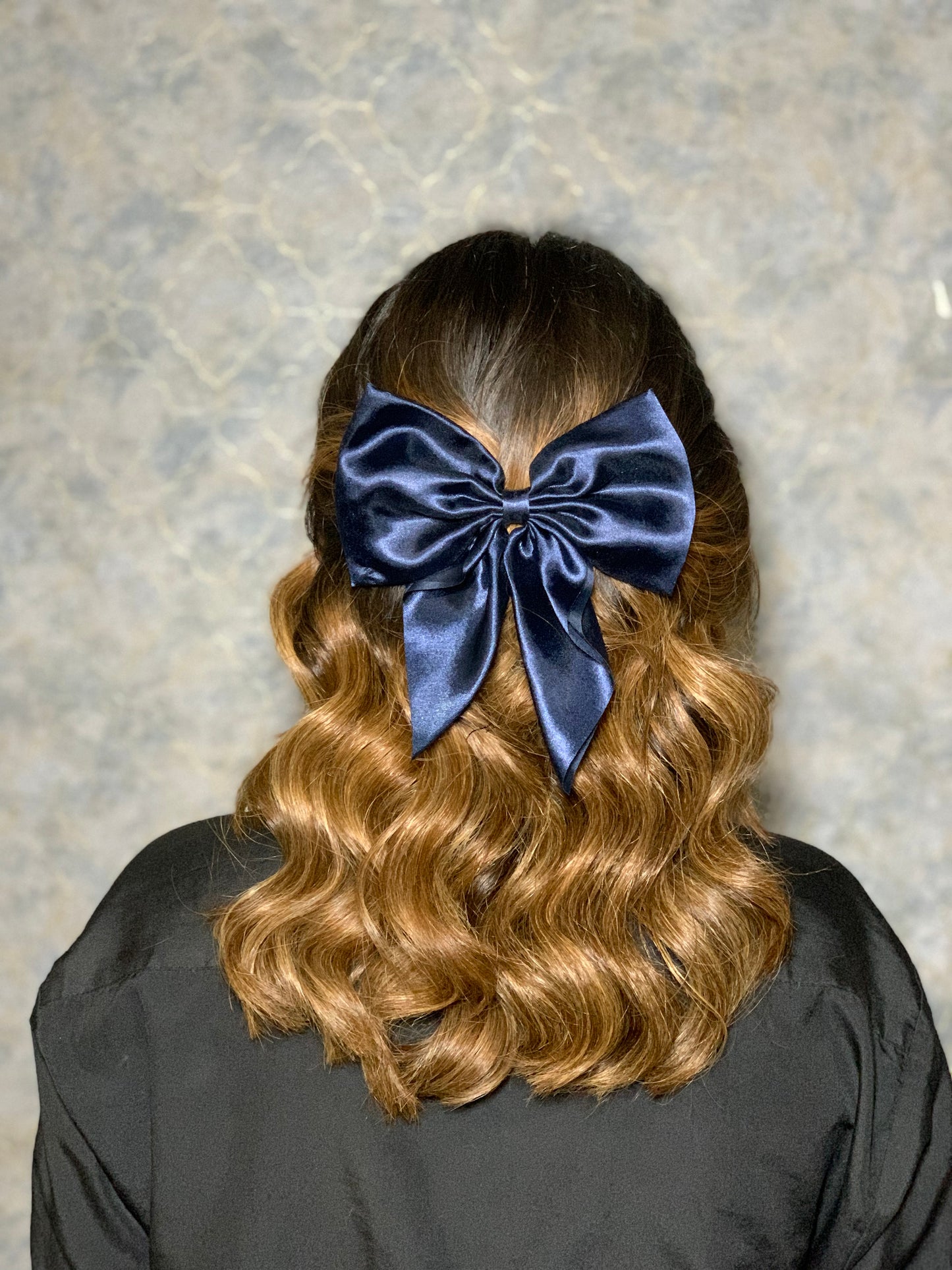 Dark Blue Saturn Bow