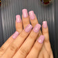 soft mauve nails