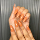 Orange Brownish Nails