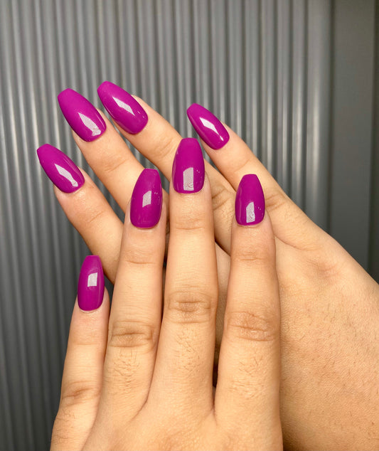 Wine Purple Nails