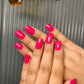 Reddish Pink nails