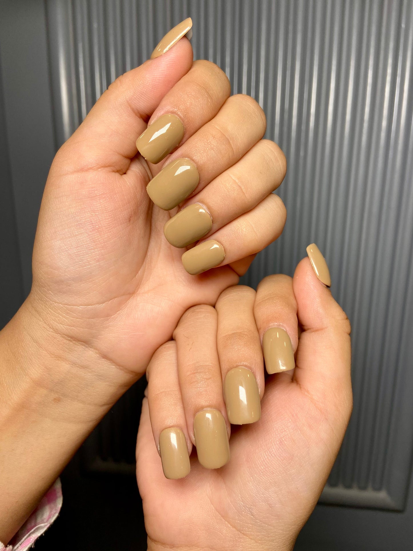 Honey Beige Nails