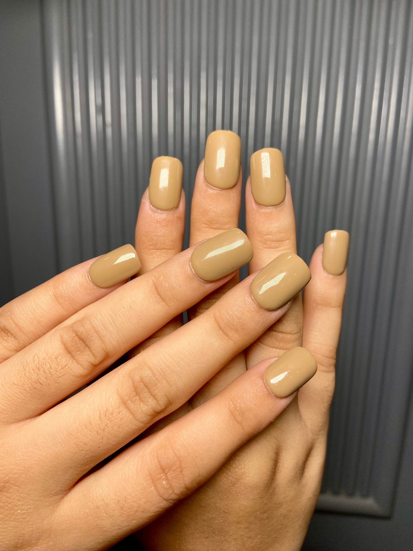 Honey Beige Nails