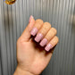 soft mauve nails