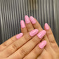 barbie pink nails