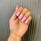 barbie pink nails