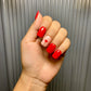 red heart nails