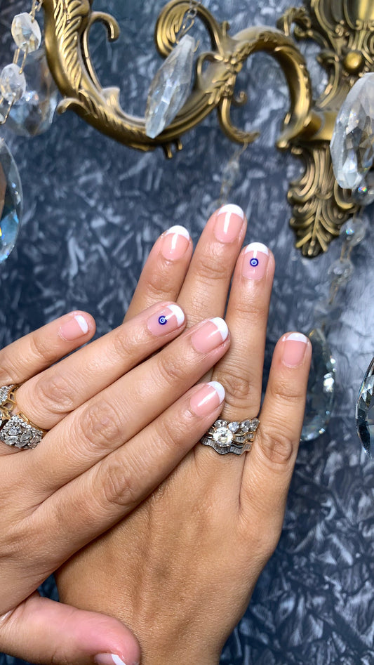 French With EvilEye - Short Square