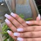 Milky White Charm - Medium Square