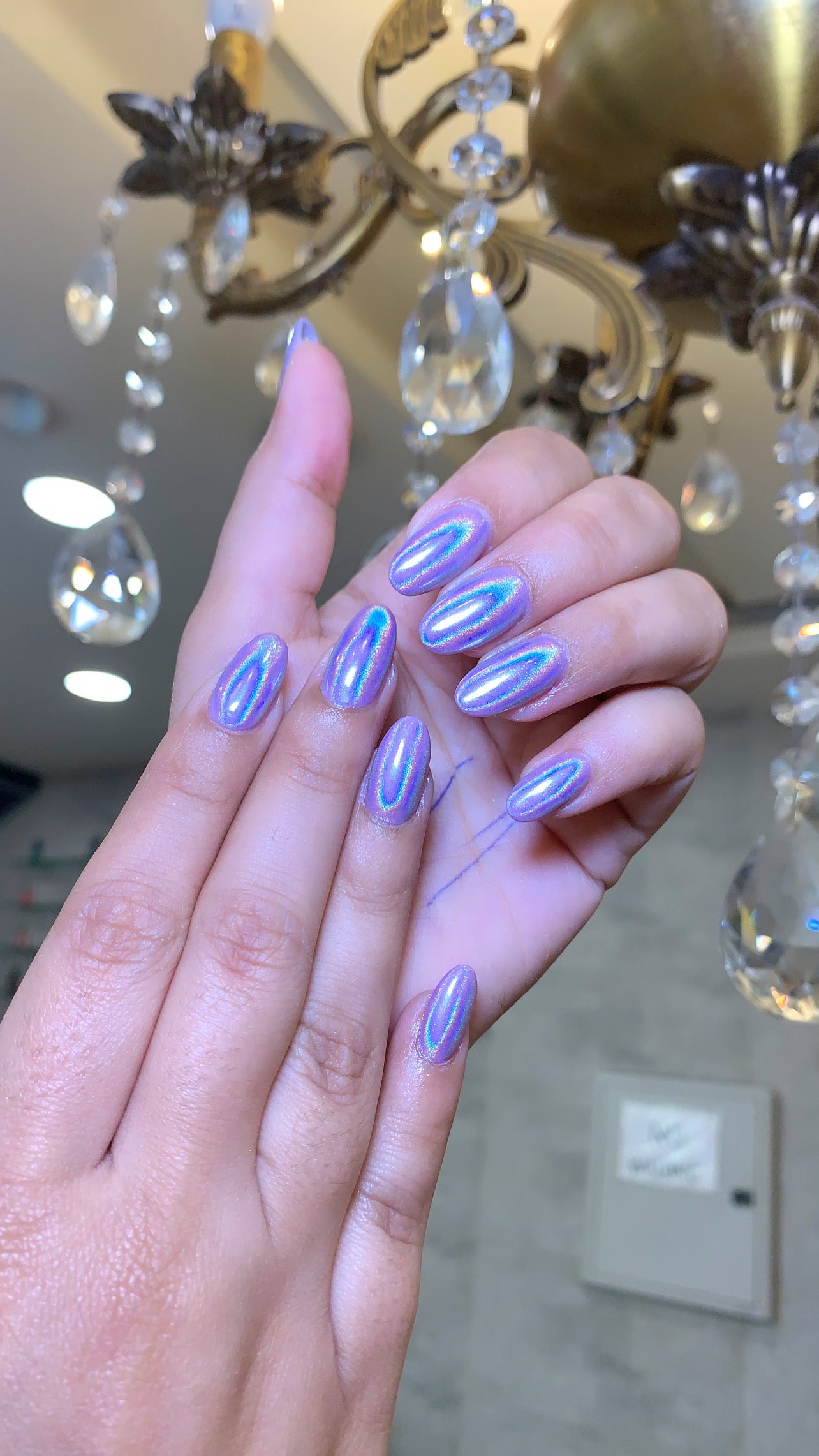 Mettalic Mania Nails - Oval