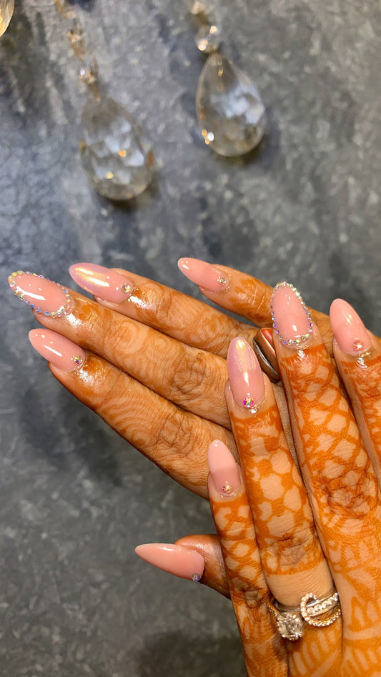 Nude Gem Medley - Short Almond