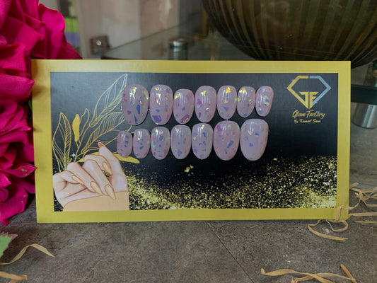 Blush Glass Glam - Oval