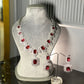 Ruby American Diamond Set