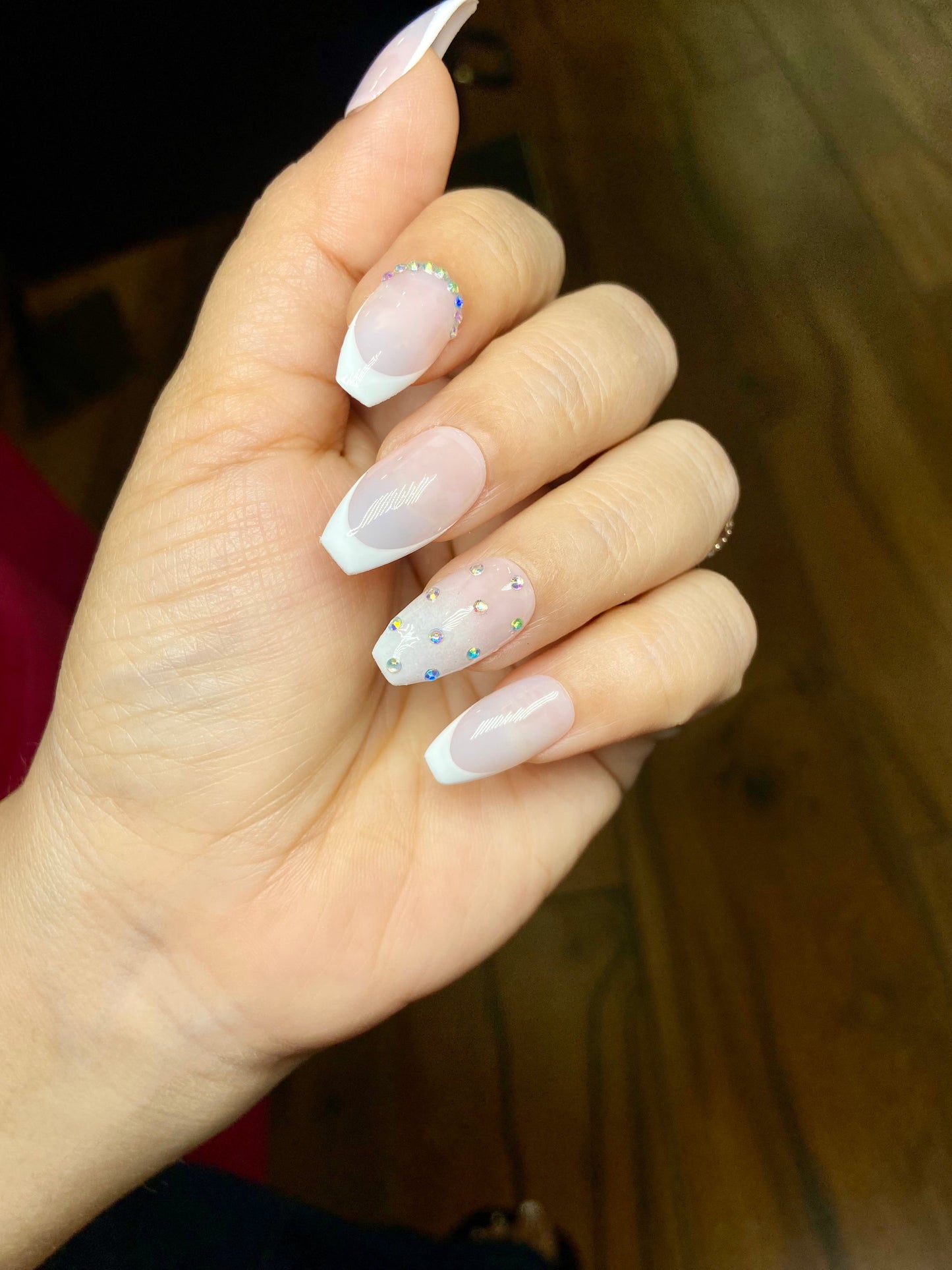 classic french with multi stone