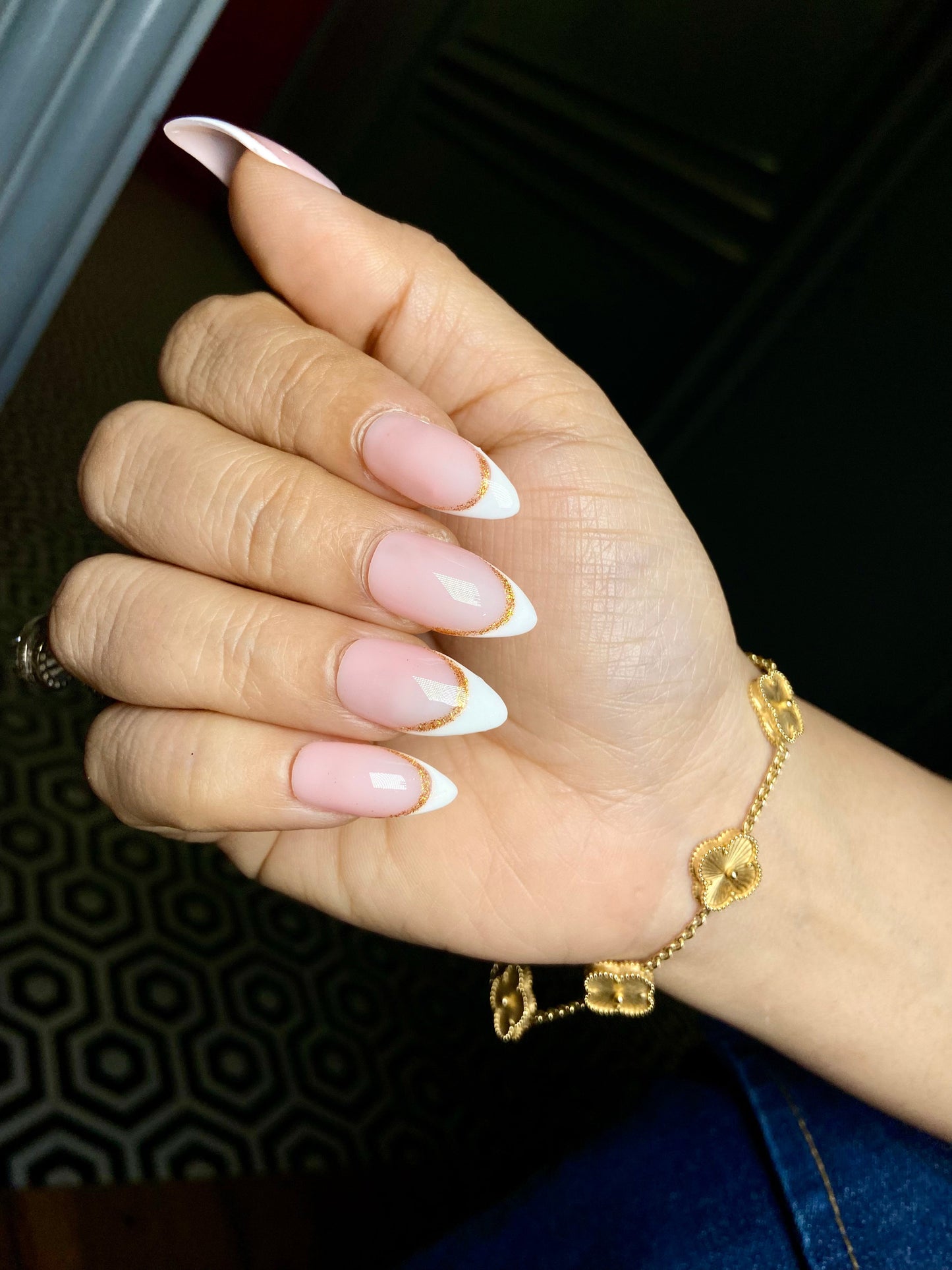 classic french with gold line
