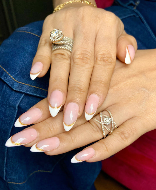 classic french with gold line